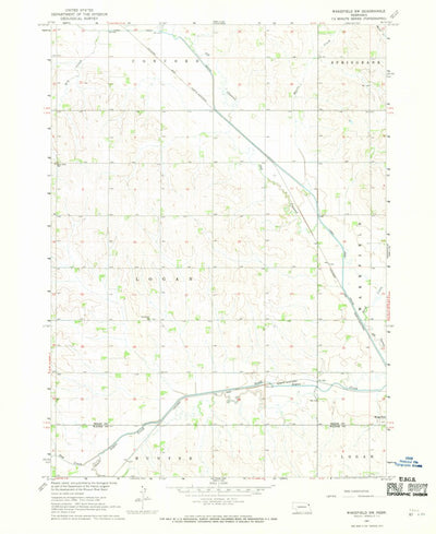 United States Geological Survey Wakefield SW, NE (1967, 24000-Scale) digital map
