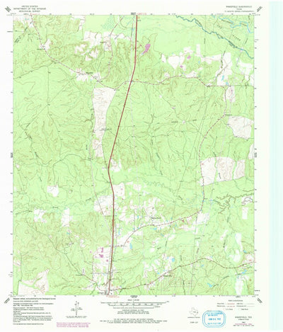 United States Geological Survey Wakefield, TX (1963, 24000-Scale) digital map