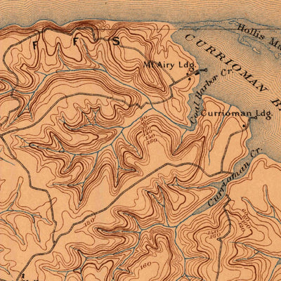 United States Geological Survey Wakefield, VA-MD (1892, 62500-Scale) digital map