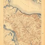 United States Geological Survey Wakefield, VA-MD (1895, 62500-Scale) digital map