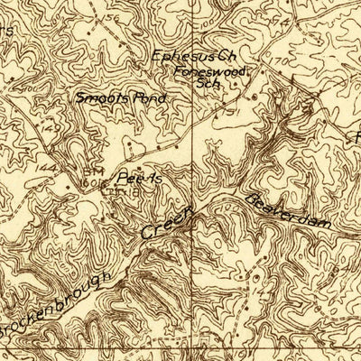 United States Geological Survey Wakefield, VA-MD (1930, 48000-Scale) digital map
