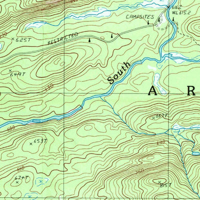 United States Geological Survey Wakely Mountain, NY (1997, 25000-Scale) digital map