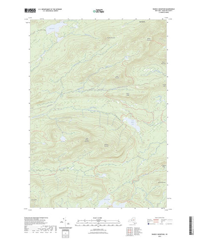 United States Geological Survey Wakely Mountain, NY (2023, 24000-Scale) digital map