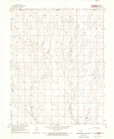 United States Geological Survey Wakita NE, OK-KS (1968, 24000-Scale) digital map