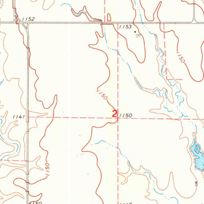 United States Geological Survey Wakita NE, OK-KS (1968, 24000-Scale) digital map