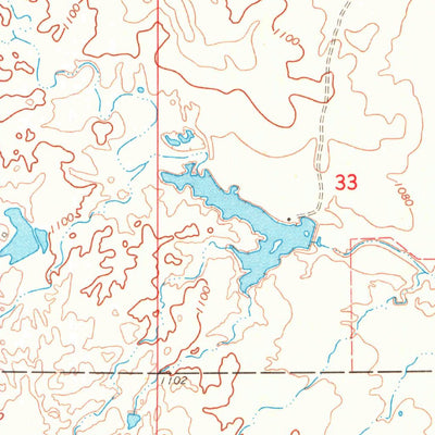 United States Geological Survey Wakita SE, OK (1968, 24000-Scale) digital map