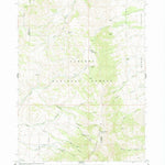 United States Geological Survey Wakley Peak, ID (1968, 24000-Scale) digital map