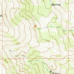 United States Geological Survey Wakley Peak, ID (1968, 24000-Scale) digital map