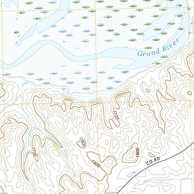 United States Geological Survey Wakpala NW, SD (2021, 24000-Scale) digital map