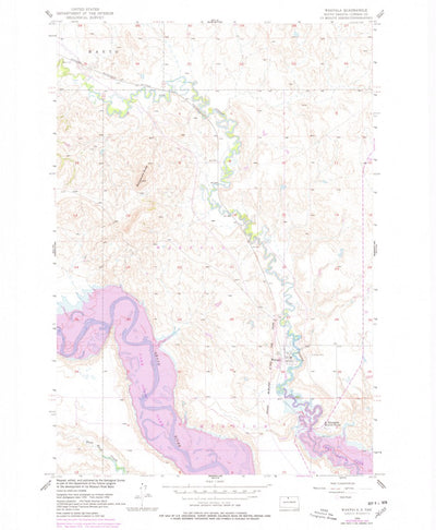 United States Geological Survey Wakpala, SD (1956, 24000-Scale) digital map
