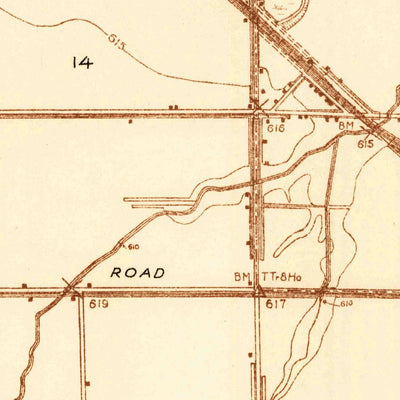 United States Geological Survey Walbridge, OH (1935, 24000-Scale) digital map