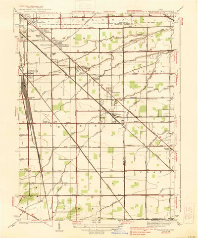United States Geological Survey Walbridge, OH (1938, 31680-Scale) digital map