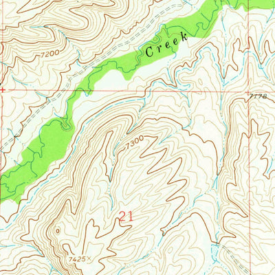 United States Geological Survey Walck Ranch, WY (1961, 24000-Scale) digital map