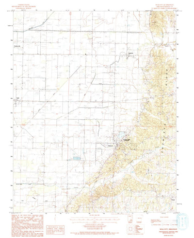 United States Geological Survey Walcott, AR (1983, 24000-Scale) digital map