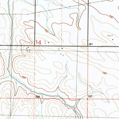 United States Geological Survey Walcott, IA (1991, 24000-Scale) digital map