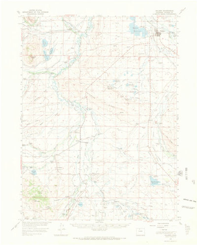 United States Geological Survey Walden, CO (1955, 62500-Scale) digital map