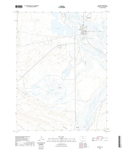 United States Geological Survey Walden, CO (2022, 24000-Scale) digital map