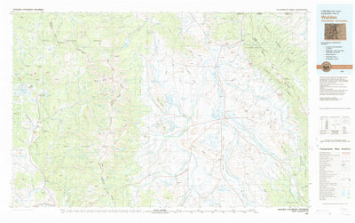 United States Geological Survey Walden, CO-WY (1981, 100000-Scale) digital map