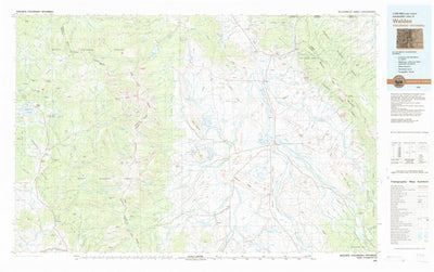 United States Geological Survey Walden, CO-WY (1981, 100000-Scale) digital map