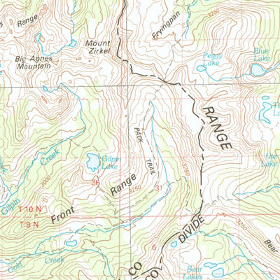 United States Geological Survey Walden, CO-WY (1981, 100000-Scale) digital map