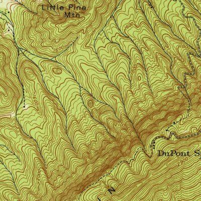 United States Geological Survey Walden Creek, TN (1941, 24000-Scale) digital map