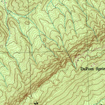 United States Geological Survey Walden Creek, TN (1953, 24000-Scale) digital map