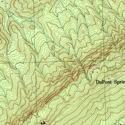 United States Geological Survey Walden Creek, TN (1953, 24000-Scale) digital map