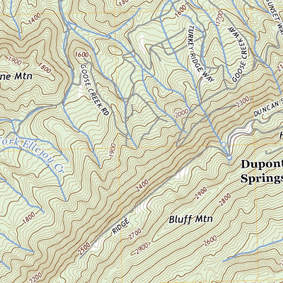 United States Geological Survey Walden Creek, TN (2022, 24000-Scale) digital map