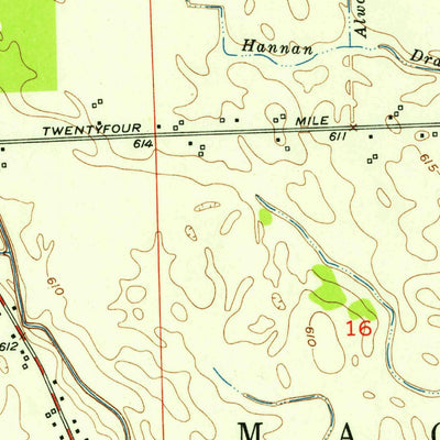 United States Geological Survey Waldenburg, MI (1952, 24000-Scale) digital map