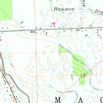 United States Geological Survey Waldenburg, MI (1968, 24000-Scale) digital map