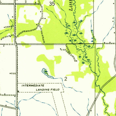 United States Geological Survey Waldheim, LA (1942, 31680-Scale) digital map