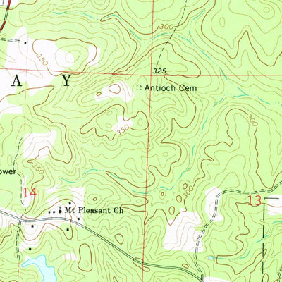 United States Geological Survey Waldo, AR (1968, 24000-Scale) digital map