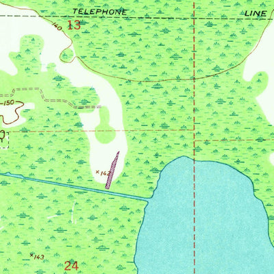 United States Geological Survey Waldo, FL (1949, 24000-Scale) digital map