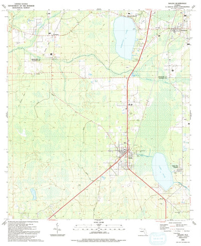 United States Geological Survey Waldo, FL (1991, 24000-Scale) digital map