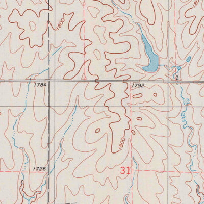 United States Geological Survey Waldo, KS (1978, 24000-Scale) digital map