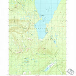 United States Geological Survey Waldo Lake, OR (1986, 24000-Scale) digital map