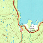 United States Geological Survey Waldo Lake, OR (1997, 24000-Scale) digital map