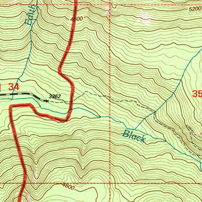 United States Geological Survey Waldo Lake, OR (1997, 24000-Scale) digital map