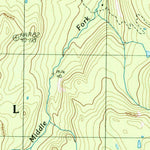 United States Geological Survey Waldo Mountain, OR (1986, 24000-Scale) digital map