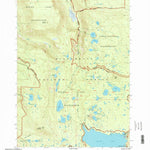 United States Geological Survey Waldo Mountain, OR (1997, 24000-Scale) digital map