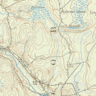 United States Geological Survey Waldoboro, ME (1915, 62500-Scale) digital map