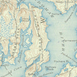 United States Geological Survey Waldoboro, ME (1915, 62500-Scale) digital map