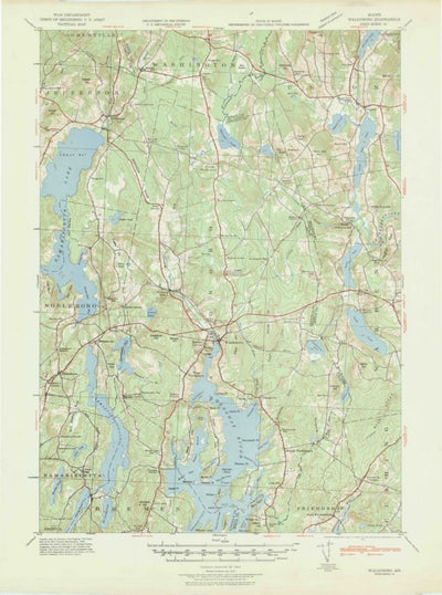 United States Geological Survey Waldoboro, ME (1941, 62500-Scale) digital map