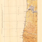 United States Geological Survey Waldport, OR (1942, 62500-Scale) digital map