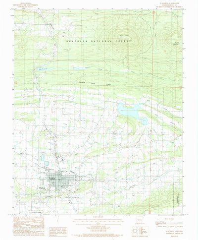 United States Geological Survey Waldron, AR (1983, 24000-Scale) digital map