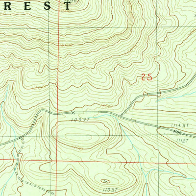 United States Geological Survey Waldron, AR (1983, 24000-Scale) digital map