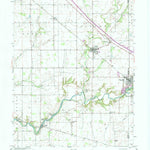 United States Geological Survey Waldron, IN (1956, 24000-Scale) digital map