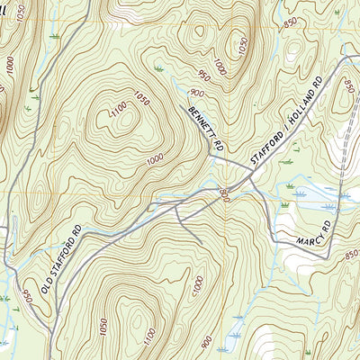 United States Geological Survey Wales, MA (2021, 24000-Scale) digital map