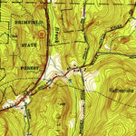 United States Geological Survey Wales, MA-CT (1952, 31680-Scale) digital map