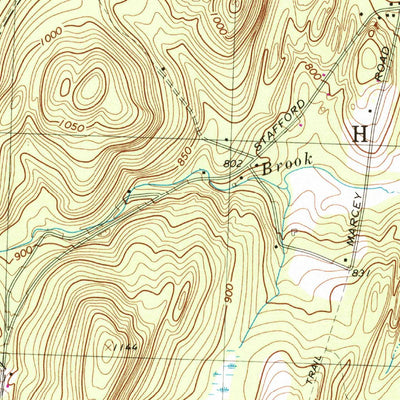 United States Geological Survey Wales, MA-CT (1967, 24000-Scale) digital map